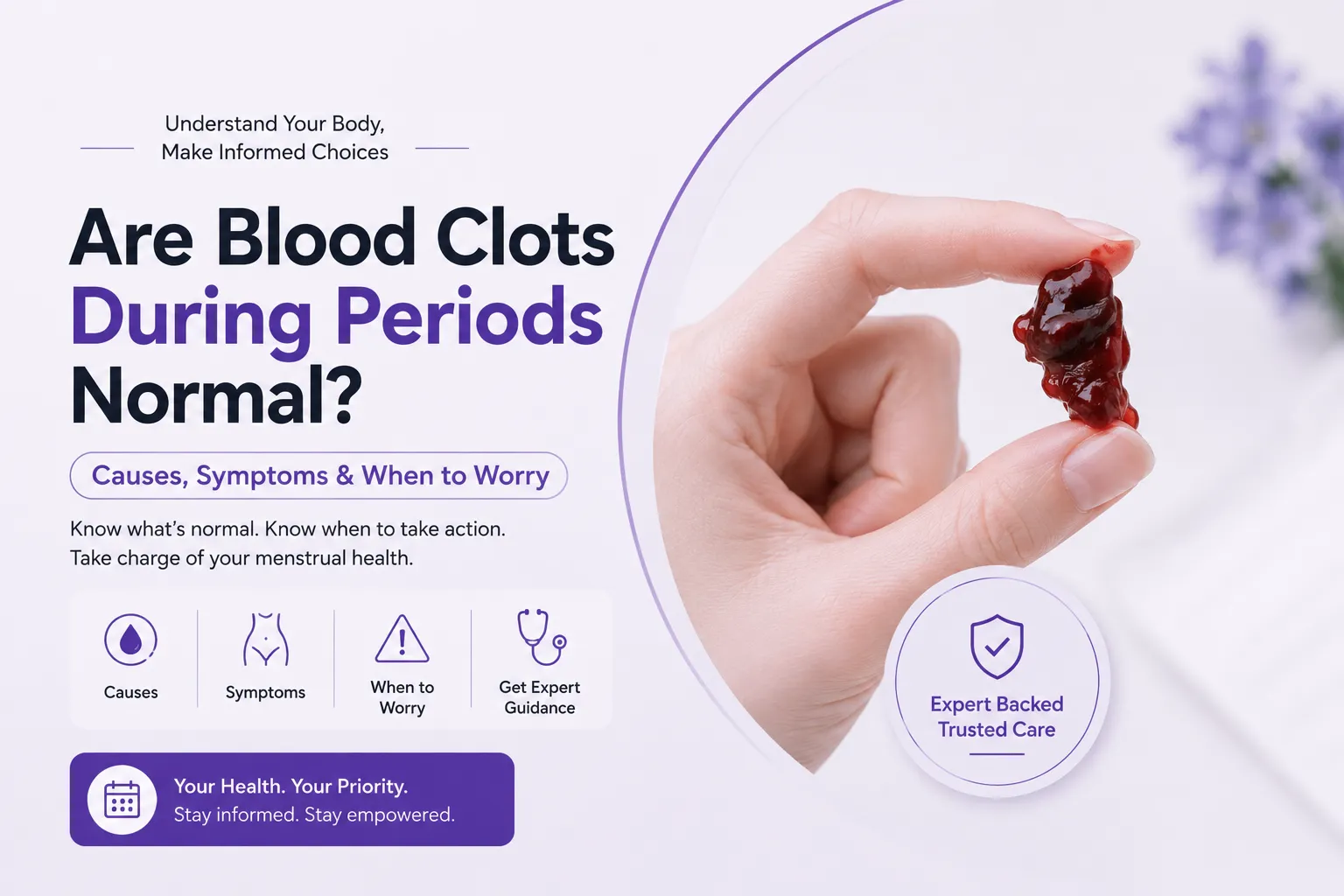 Are Blood Clots During Periods Normal? Causes, Symptoms & When to Worry