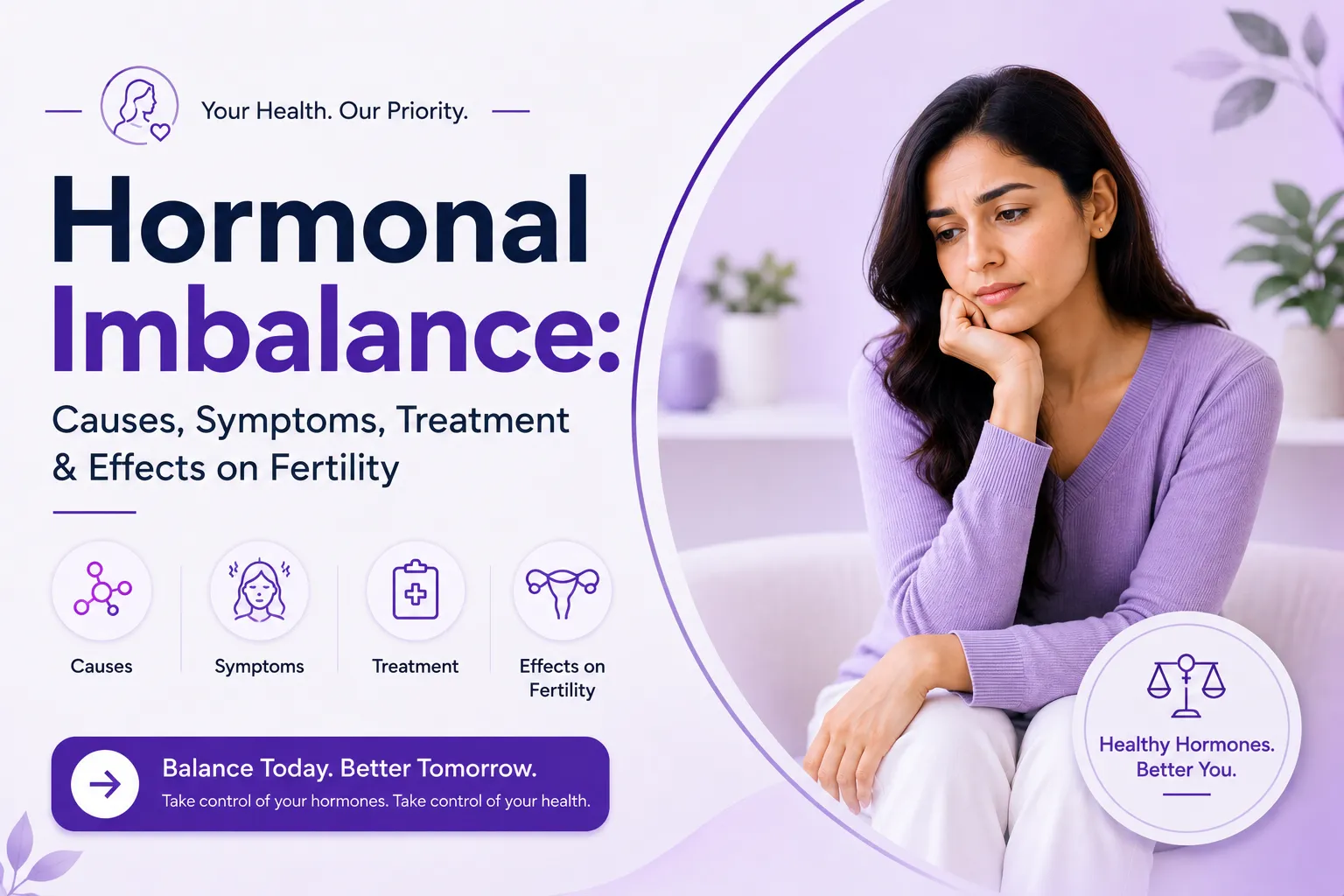 Hormonal Imbalance: Causes, Symptoms, Treatment & Effects on Fertility