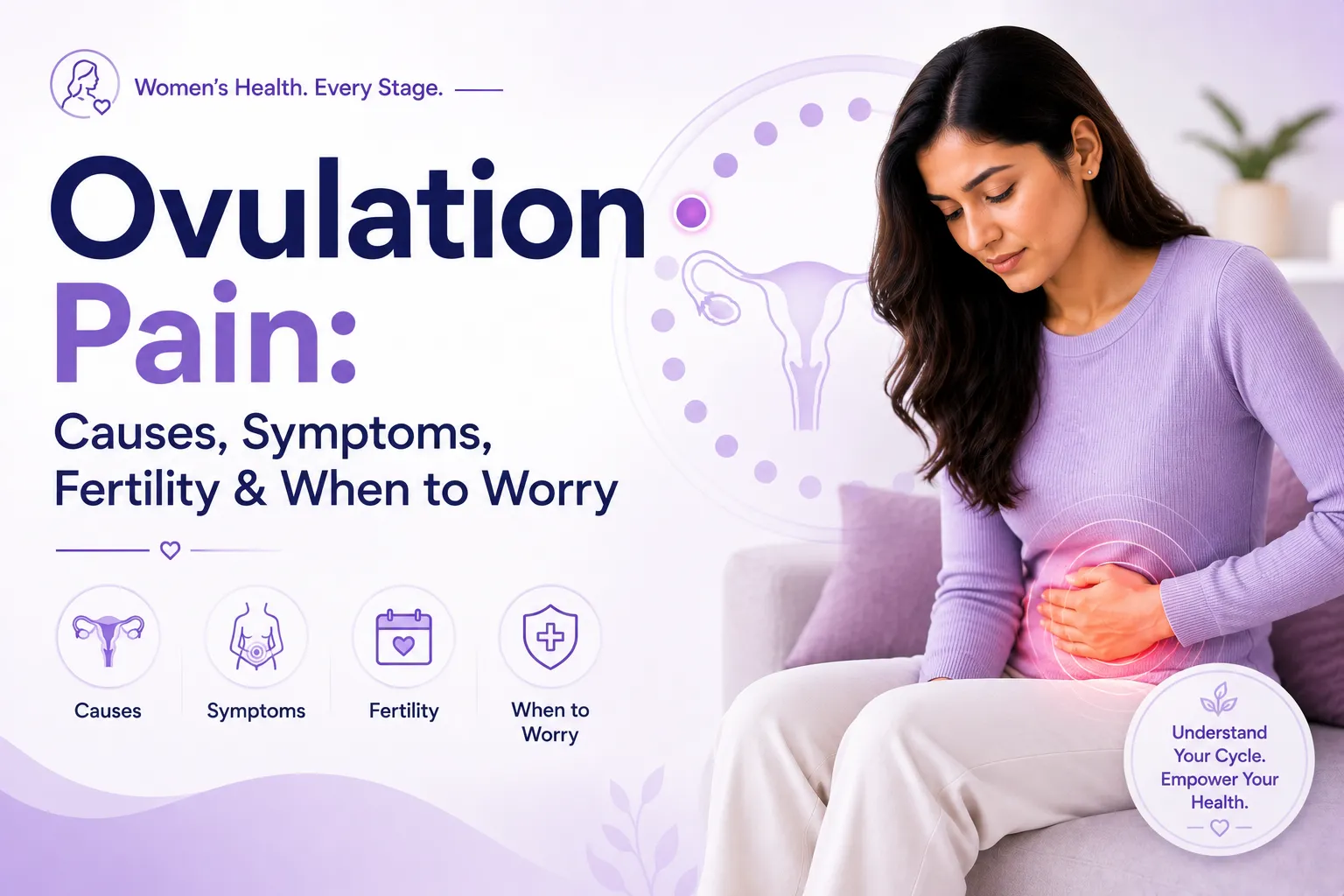 Ovulation Pain: Causes, Symptoms, Fertility & When to Worry