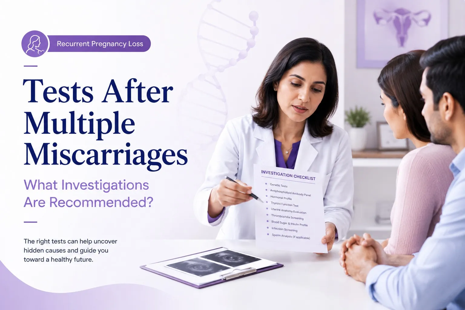 Tests After Multiple Miscarriages: What Investigations Are Recommended?