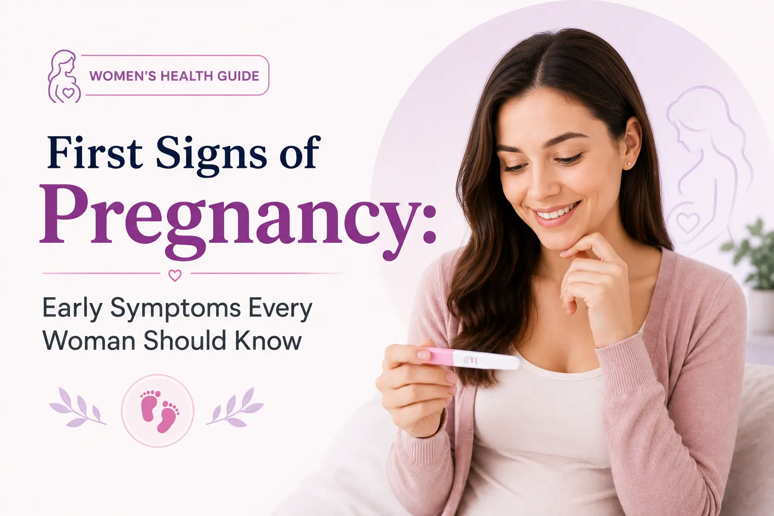 First Signs of Pregnancy: Early Symptoms Every Woman Should Know